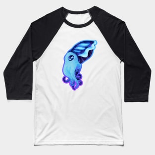 Galaxy Cuttlefish (with outline) Baseball T-Shirt